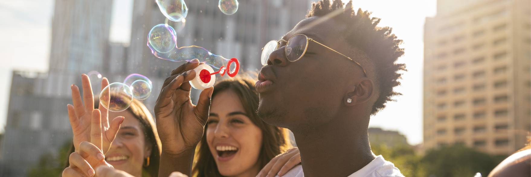 Man working on laptop